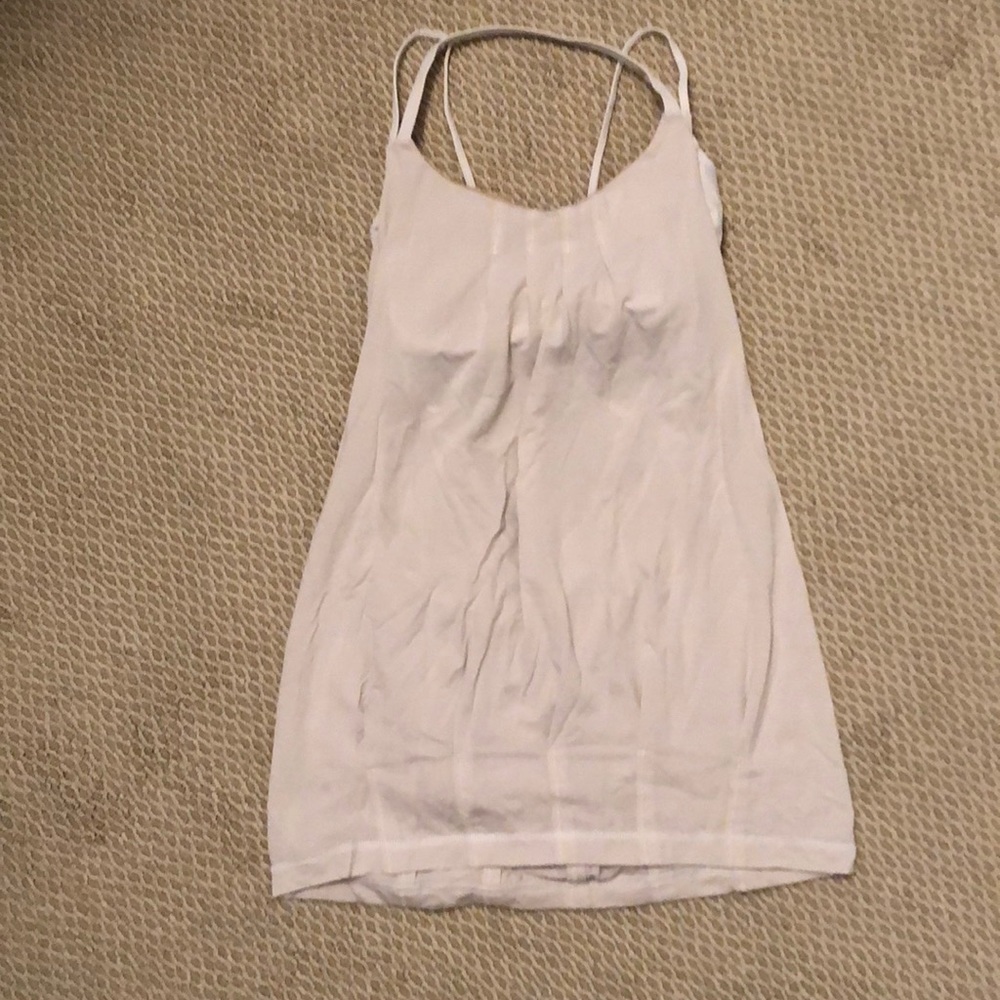 Lululemon White Strappy Top